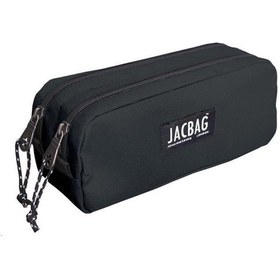 Resim Jacbag Dual Pouch İki Bölmeli Kalem Çantası Siyah Jac 08 