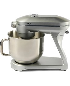 Resim Yui Easy Chef M129 1800W Güçlü Döküm Metal Stand Mikser Gümüş 6 lt Kapasiteli Sağlam Tasarım 