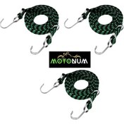 Resim Kancalı Bagaj Lastiği Kalın 1 Metre Yeşil 3 Adet M0138 