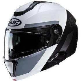 Resim Hjc İ91 Çene Açılır Bına MC5SF Motosiklet Kaskı 