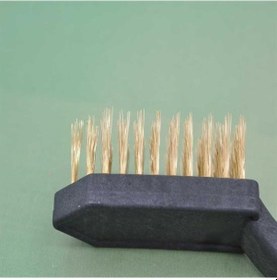 Resim Hobibahçem Metal Tel Fırça Plastik Saplı Pas Kir Sökme Temizleme Fırçası 