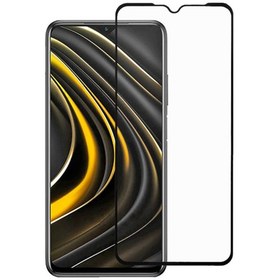 Resim Xiaomi Poco M3 Full Glue Tempered Full Cam Ekran Koruyucu Siyah (119750865) 