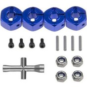 Resim Artfulabode Vxl Traxxas Tekerlek Somunu Slash Rc Metal Adaptörü 1/10 4x4 12mm Aks 