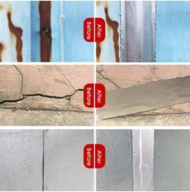 Resim Neler Geldi Neler 5mt X 10cm Waterproof Adhesive Tape Çatı Boru Çadır Pimaş Tamir Bandı Su Geçirmez Bant Sızdırmaz Ban 