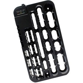 Resim Suntek Pil Depolama Düzenleyici Raf Güç Test Cihazı 72-tutucu 