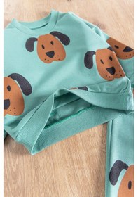 Resim Oversize Baskılı 2'li Erkek Bebek Takımı 001 