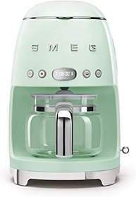 Resim SMEG DCF02PGEU Filtre Kahve Makinesi 50'S Style Pastel Yeşil 1.4 Litre 10 Fincan Kapasiteli 