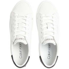 Resim Calvin Klein Vulc Lace Up Lth Kadın Sneakers White - Black 