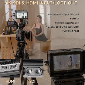 Resim Viltrox Dc-X3 6'' Hdmı/sdı 2000NIT Dokunmatik Kamera Üstü Monitör 