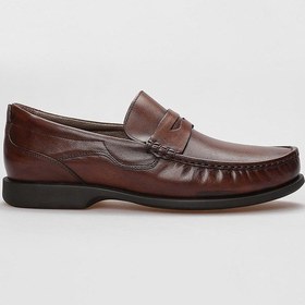 Resim Cabani Hakiki Deri Kahverengi Erkek Günlük Ayakkabı Kahverengi 