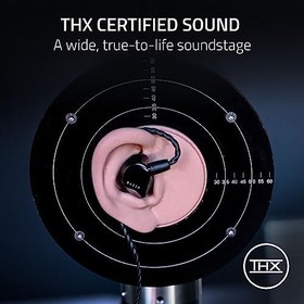 Resim Razer Moray - 24/7 Streaming için ergonomik kulak içi kulaklık (hibrit çift sürücü tasarımı, ergonomik düz tasarım, en iyi pasif ses yalıtımı) Siyah 