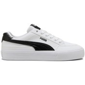 Resim Puma Court Classic Vulc Fs Sl Beyaz Erkek Sneaker Beyaz-sıyah 