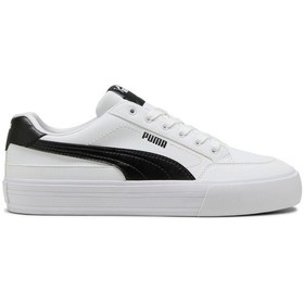 Resim Puma Court Classic Vulc Fs Sl Beyaz Erkek Sneaker Beyaz-sıyah 