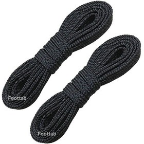 Resim Foottab Renkli Yassı Spor Ayakkabı Bağcığı 120 Cm 