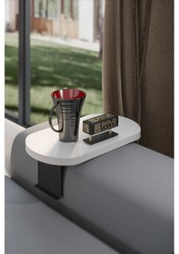 Resim Dekoratif İkili 2 Adet Yan Sehpa Oval 