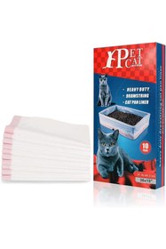 Resim Hype Store kabı aları 10 adet 78.8x43.1cm ekstra dayanıklı yırtılmaz büyük kedi u torbası tek kullanımlık kedi 