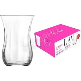 Resim 2 Adet Lav Çay Bardakları Optikli 12'li Lv-30020 Opth Çok Renkli 