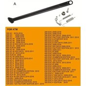Resim Xuweiwei Siyah 08-16 Alüminyum Alaşım Motosiklet Yan Sehpası Yay Kiti Ktm Xc Xcw Xcf Xcfw Exc Excf 2008-2023 Te Fe Tx Fx Fs 2012-2023 İçin 