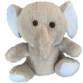 Resim Mavi Kulaklı Uzun Hortumlu Peluş Fil 25 Cm Pelüş Oyuncak Süper Kalite Çok Renkli 