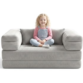 Resim foamly 140x70 cm Modüler Çocuk Koltuğu - Fonksiyonel Oyun Minderi ve Kanepe Tamamen Sünger 