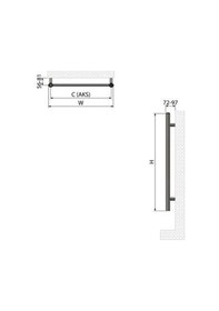 Resim 50x150mm Paslanmaz Çelik Bluebell Fırça Bronze Havlupan 