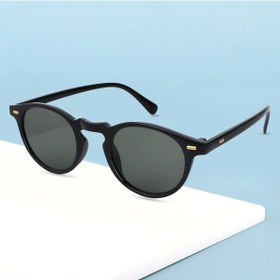 Resim Krokodil Küçük Yuvarlak Retro Güneş Gözlüğü Uv400 - Erkek Ve Kadın İçin Seyahat Ve Yürüyüşkırmızı51gri Gri 