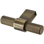 Resim System Antik Saten Mat 8 mm Düğme Mobilya Kulpu (SY8774 0008 ABM-ABM) 