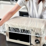 Resim 20 Adetlik ŞeffafGuard Kalınlaştırılmış PVC Mikrodalga Fırın Kapakları, Ev Aletleri, Mutfak Pişirme Gereçleri ve Fırın Tepsileri için Çok Amaçlı Şeffaf Toz Geçirmez Koruyucu Film 