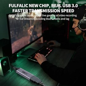 Resim Video Yakalama Kartı, 4K HDMI - USB C 3.0 Yakalama Kartı, 1080P HD 60fps Canlı ve Kaydetme Video Ses Kapmak için Oyun, Akış, Öğretim, Video Konferans 