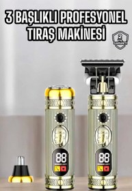 Resim shopwave Profesyonel Saç Sakal ve Vücut Tıraşına Uygun Sıfır Sinek Kaydı Tıraş 