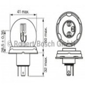 Resim Bosch Ampül Pure Light [12v] R2 45/40w P45t [10 Adet] 