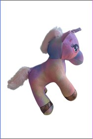 Resim TUSBA MARKET Minik Boynuzlu At Yol Arkadaşın! 15 cm Sevimli Unicorn Pony Pelüş Araç İçi Torpido Aksesuar 