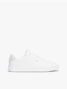 Resim Tommy Hilfiger TH COURT LTH DETAIL ESS Erkek Beyaz Sneaker FM0FM05367YBS 