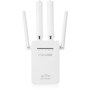 Resim Polygold Pix-link Access Point Repeater Router 4 Antenli 300 Mbps 