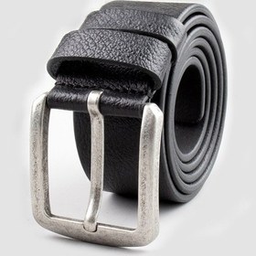 Resim Tudors Erkek %100 Hakiki Deri 4 Cm Spor Siyah Kemer-23781 Siyah 