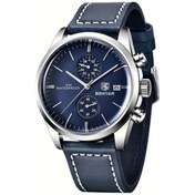 Resim Fochsia Benyar Erkek Kol Saati Çok Fonksiyonlu Su Geçirmez Takvimli Gümüş Mavi Öğrenci Modeli Diğer 