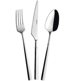 Resim Emsan Prime Penta Gold 84 Parça Çatal Kaşık Bıçak Seti 