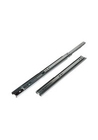 Resim Mey İthalat Çift Açılır 45 Mm Teleskopik Bilyeli Çekmece Rayı 45 Cm Gri 