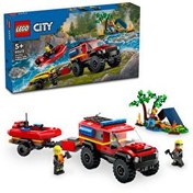 Resim LEGO City 4x4 Kurtarma Botlu İtfaiye Kamyonu 60412 