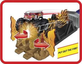 Resim Hot Wheels Monster Trucks Aksiyona Başlangıç Oyun Seti GYL09-GYL12 