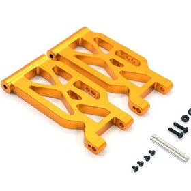 Resim Dianziye Wltoys 104001 1/10 Off-road Araba İçin Metal Ön Swing Arm Altın , Bjm045 Modeli, 1858 Yerine Değiştirme Parçası 