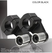 Resim Xuweiwei Black 22mm & 28mm Motorcycle Handlebar Riser Mount Ayarlanabilir Clamp 2.2cm 2.8cm Tüm Motorlar İçin Güvenli 