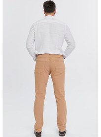 Resim Erkek Likralı Yüksek Bel Regular Fit Bol Kesim Premium Martin Kot Pantolon Jean C336 001 