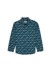 Resim U.s. Polo Assn. Erkek Çocuk Koyu Yeşil Gömlek Desenli 50316732-vr079 Koyu Yesıl 