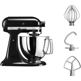 Resim KitchenAid Artisan 5KSM125EOB Onyx Black 4.8 Litre Stand Mikser 