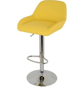 Resim Bürocci Texas Bar Taburesi - Sarı Deri - 9506S0113 Çok Renkli 