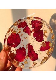 Resim 4 Lü Epoksi Bardak Altlığı - 122 Şeffaf 