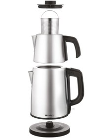 Resim Sunny SN5CKM36 Teapot 1.8 L Paslanmaz Çelik Çay Makinesi 