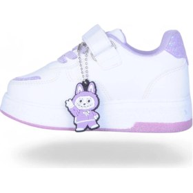Resim Prokids 4011 Byz-lila Kız Çocuk Sneaker Spor Ayakkabı Beyaz 