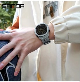 Resim Oldfriend Su Gece Mavisi Sanda Adım Sayar Kalori Ölçer Suya Dayanıklı Spor Erkek Kol Saati Diğer 